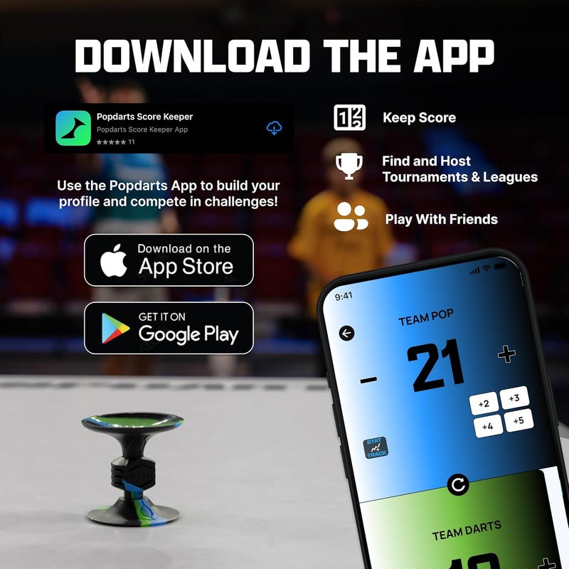 Popdarts باقة النخبة باتريوت ثلاثية - اختر لونك، أظهر أسلوبك، سيطر على كل مباراة. تصميم أكبر وأثقل لتحقيق الدقة والتحكم الأمثل - معتمد من بطولة الدوري الأمريكي. - Image 3